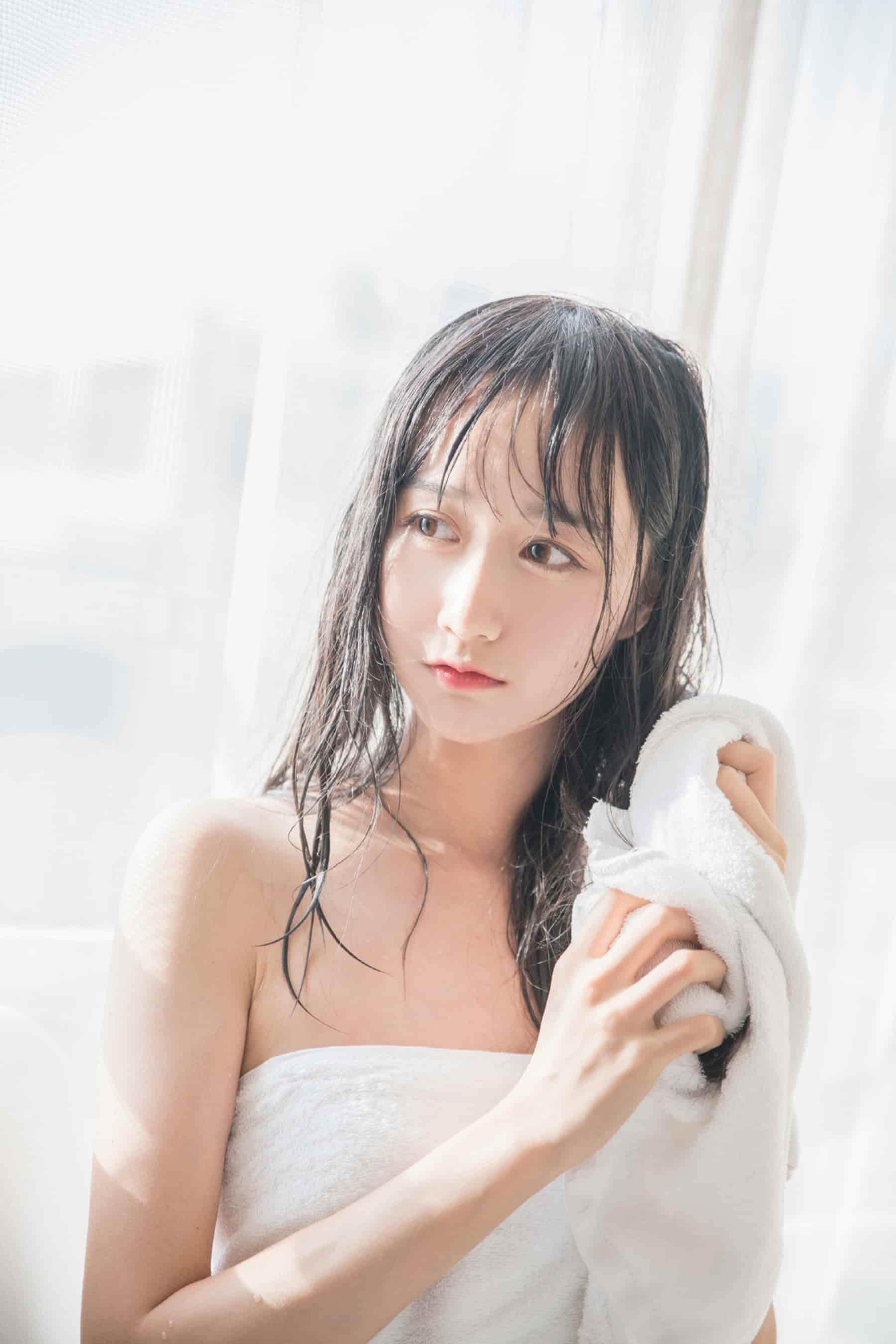 NO.137 浴巾女友 – [风之领域] - 喵图录