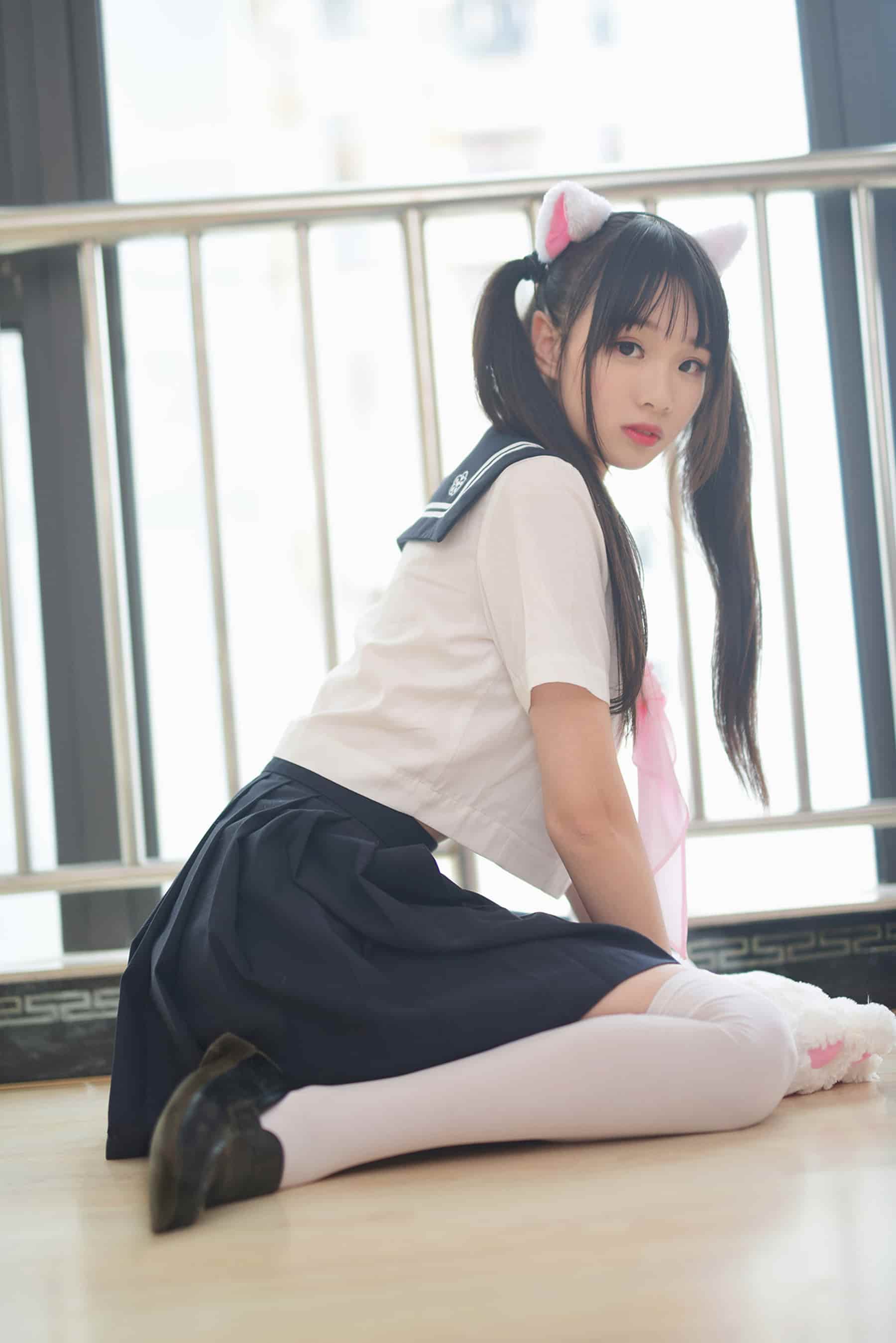 NO.147 喵喵校服少女 – [风之领域] - 喵图录