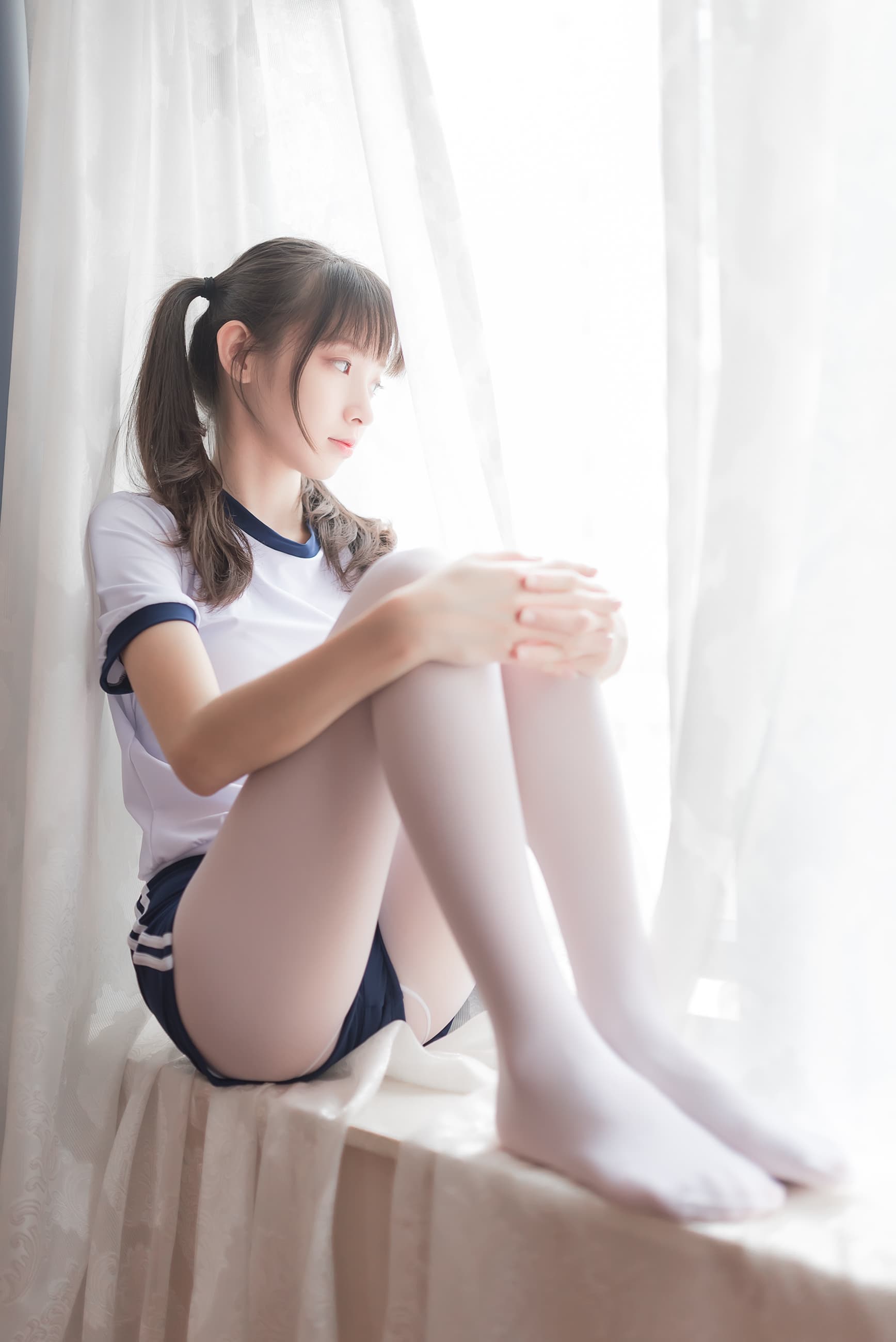 NO.006 运动白丝少女 – [风之领域] - 喵图录