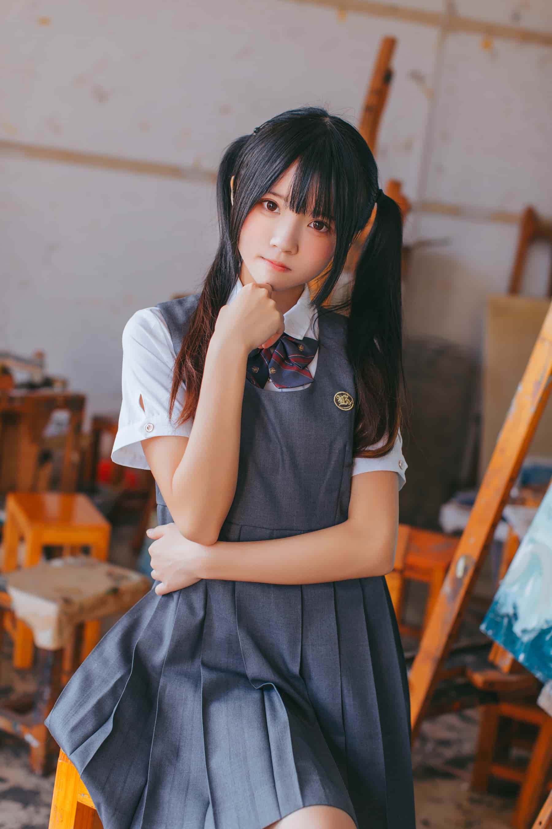 NO.020 画室少女 – [桜桃喵] - 喵图录