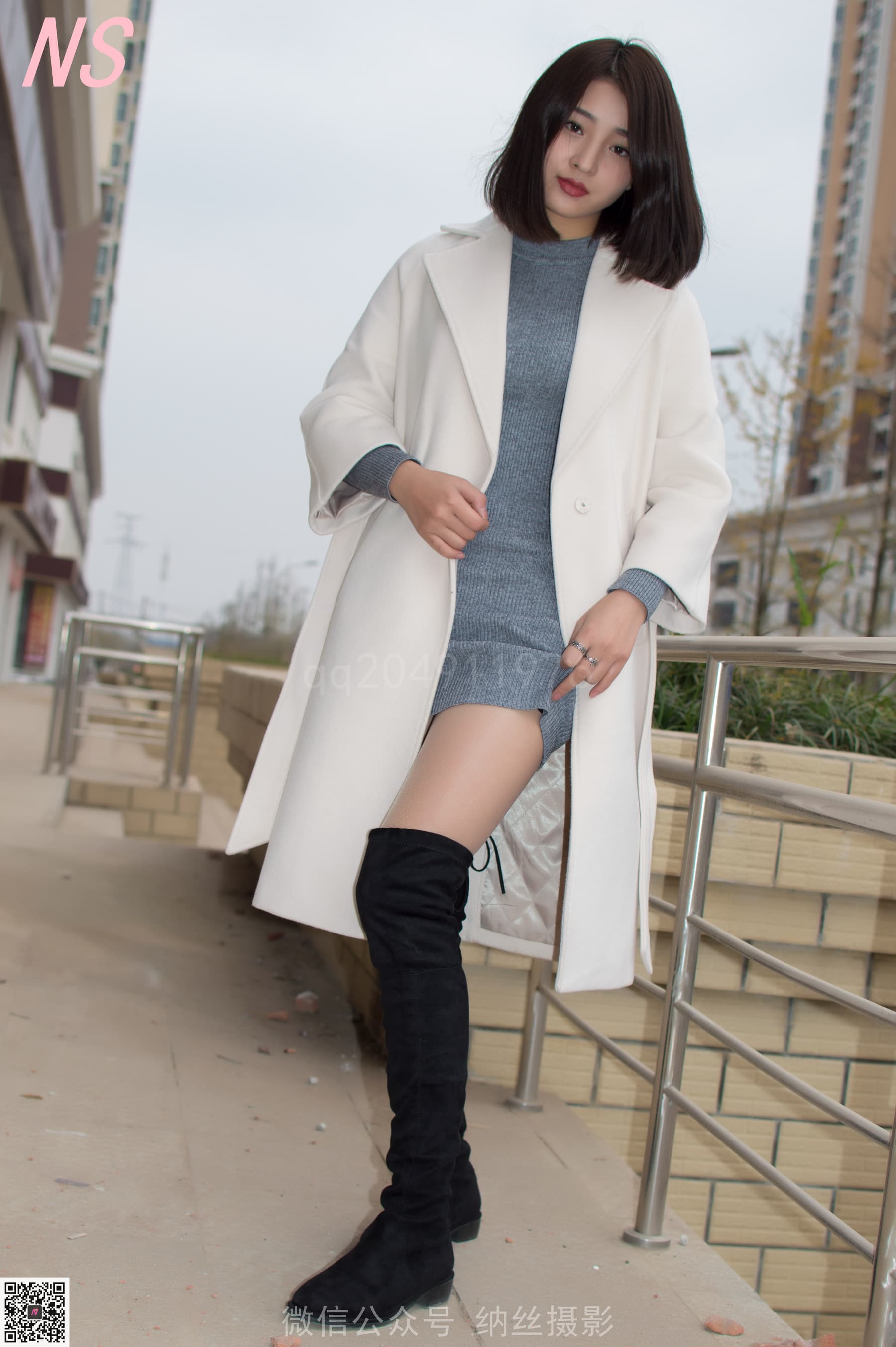 NO.056 李媛媛1 肉丝紧身裙 – [纳丝摄影] - 喵图录