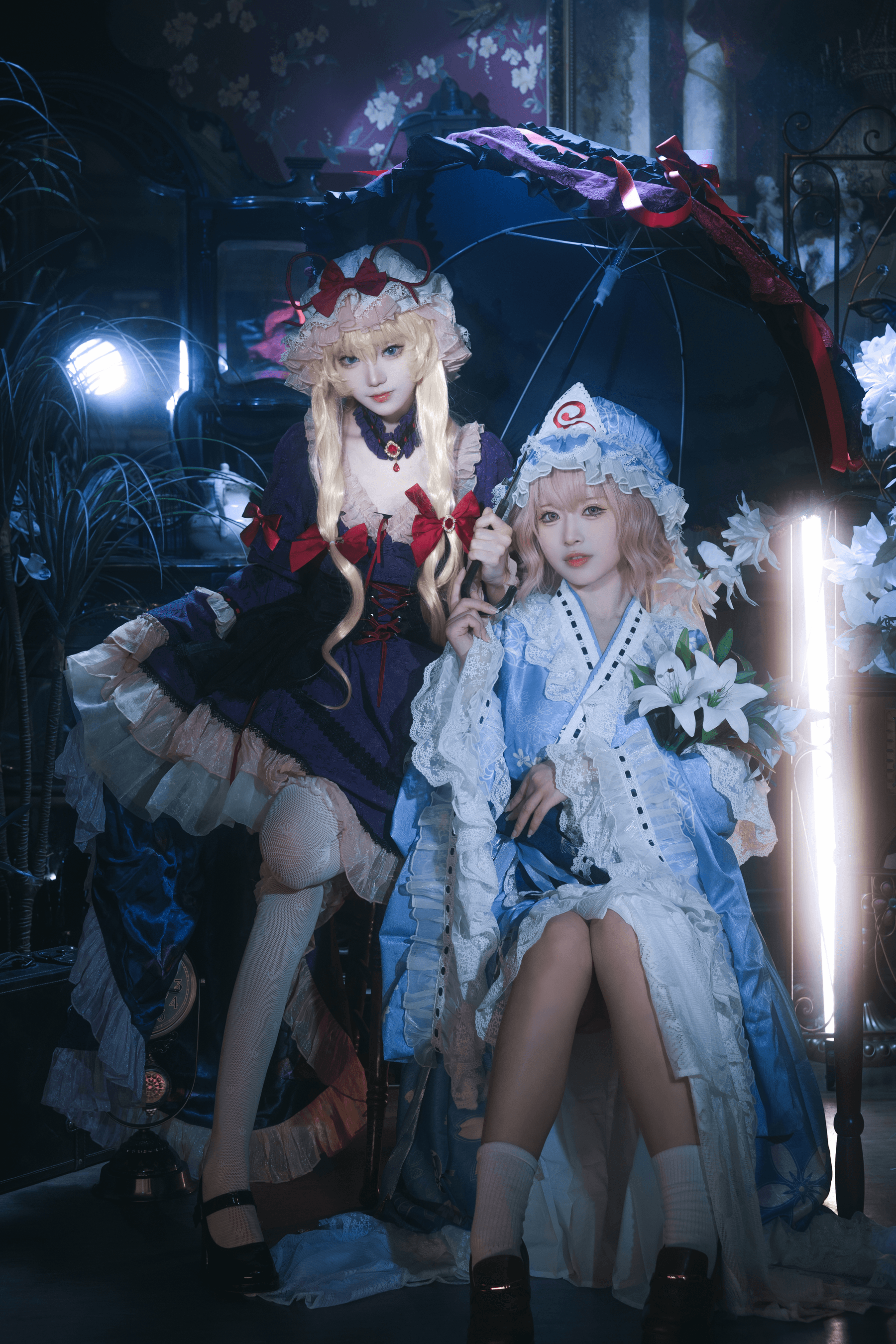 NO.034 八云紫+西行寺幽幽子 (&肃雨雨雨) – [花柒Hana] - 喵图录