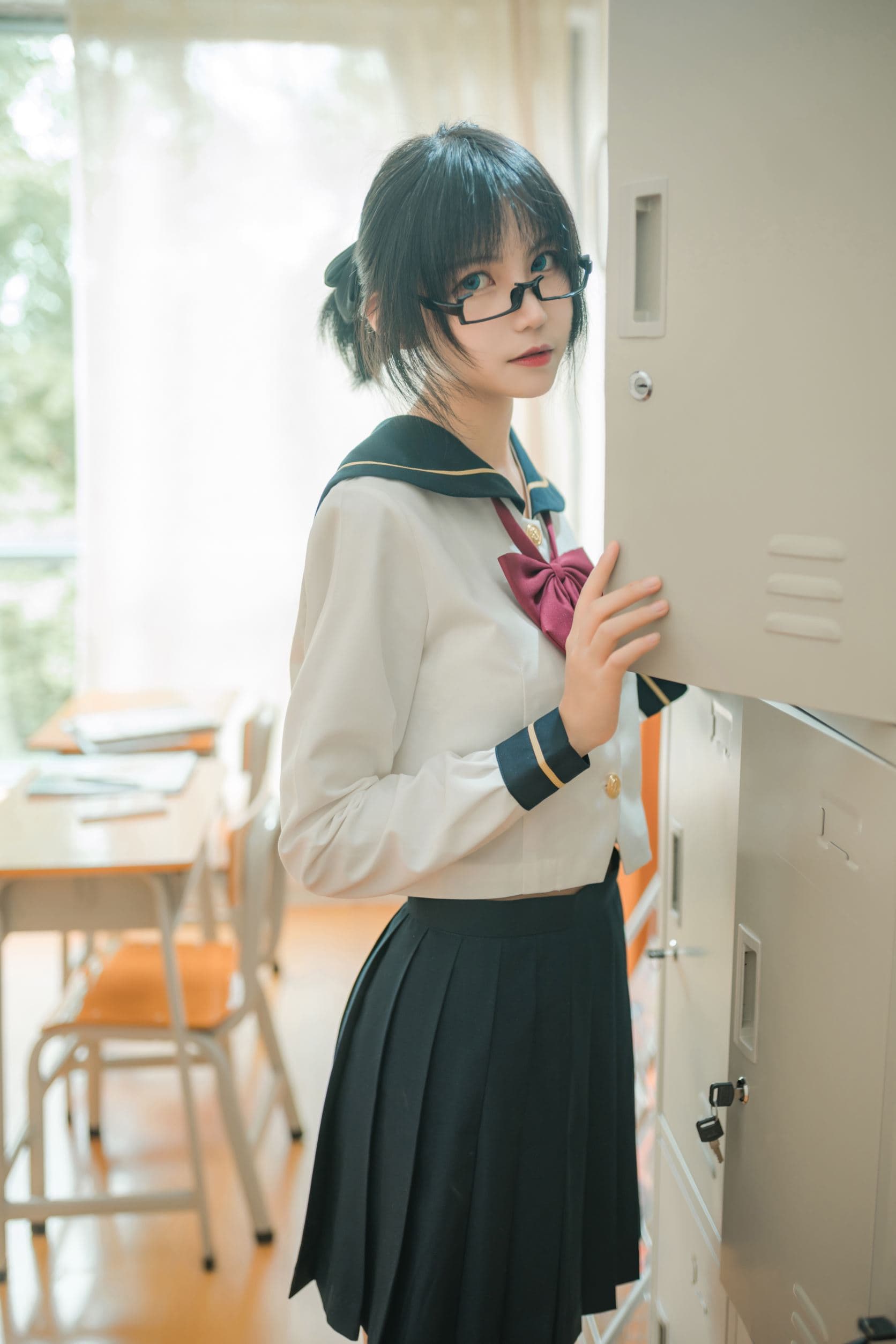 NO.027 自宅jk – [逐月Su] - 喵图录